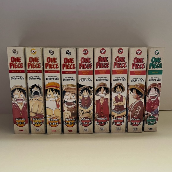 🌟SOLD🌟One piece manga lot( Volumes 1-66) 3 in 1 mangas - Picture 2 of 4